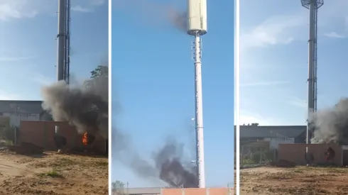 Destruyen antenas telefónicas en Bolivia pensando que son 5G