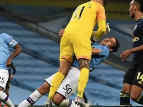 Eric García es dado de alta del hospital tras brutal choque con Ederson