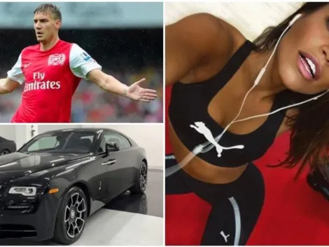 Bendtner negocia auto de 330 mil euros y enfurece a su novia