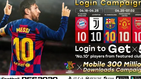 PES 2020 regala a Messi, Dybala, Rashford, Coutinho y Ozil