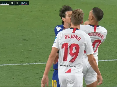 ¿Teatro o amarilla? La furia de Messi contra Sevilla