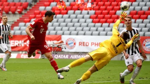 Robert Lewandowski finiquitó una tremenda jugada del Bayern Múnich