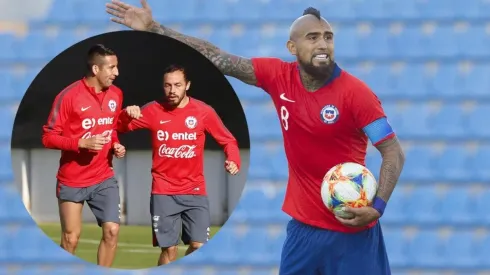 Vidal, Isla y Díaz en la Roja.
