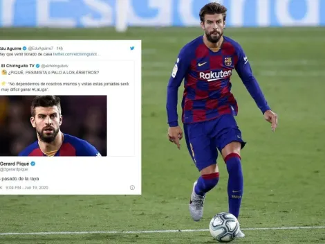 Piqué explota contra periodista hincha del Real Madrid