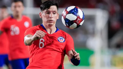 Alfonso Parot ante Argentina en amistoso de 2019