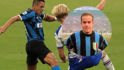 Alexis en los minutos finales contra Sampdoria.