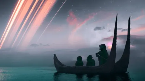 Una escena con la impresionante fotografía que tendrá la serie "Fundación", inspirada por la obra de Isaac Asimov.