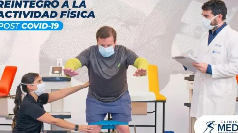 El programa de Reintegro Deportivo post covid-19 es realizado por profesionales de la clínica