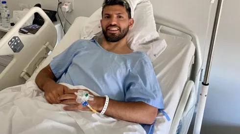 Agüero iniciará su recuperación de menisco.