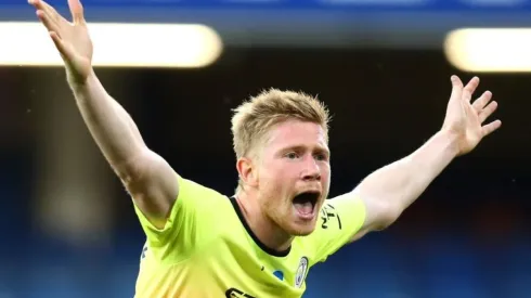 El belga De Bruyne anotó un golazo para Manchester City