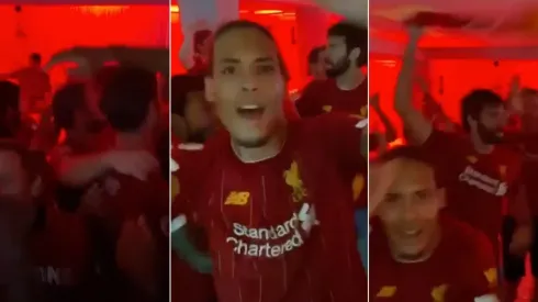 Celebración del Liverpool