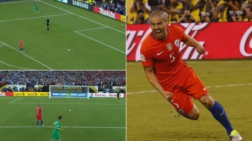 Francisco Silva en la final ante Argentina en la Copa América Centenario