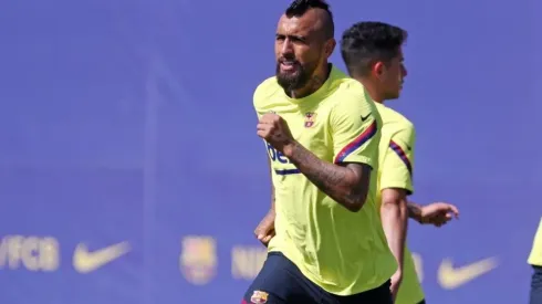 Arturo Vidal aparece como uno de los pilares del Barcelona par ala última parte de la liga española