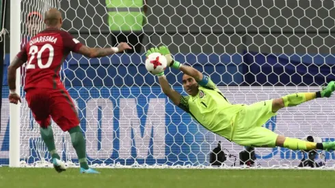 La icónica tanda de penales de Bravo