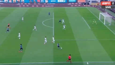 Alexis Sánchez se puso con un gran centro para el 1-0 del Inter