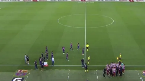 Las bancas del Barcelona y el Aleti, Setien y Simeone muy distintos