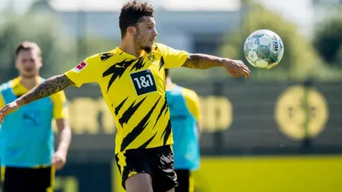 Sancho se marchó del City para jugar en Borussia Dortmund
