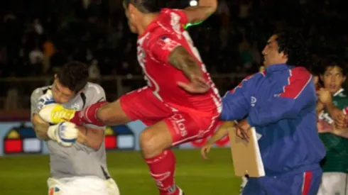 La patada de Cellerino a Viana