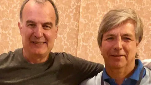 Marcelo Bielsa y Harold Mayne-Nicholls.