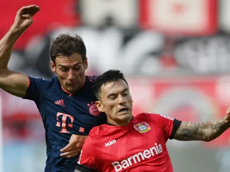 Charles Aránguiz va por su primer título con el Bayer Leverkusen