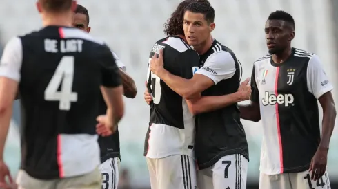 Festejos de Juventus contra Torino.