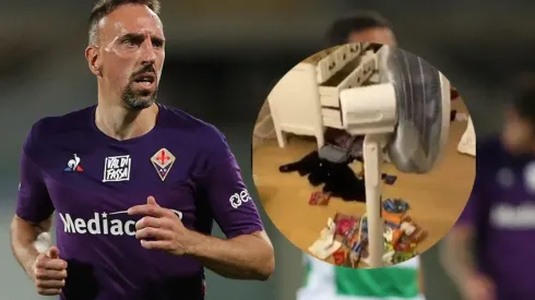 Frank Ribery exhibe cómo quedó su casa luego del robo