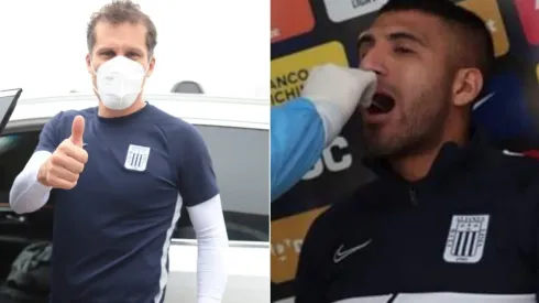 Mario Salas y su primer entrenamiento