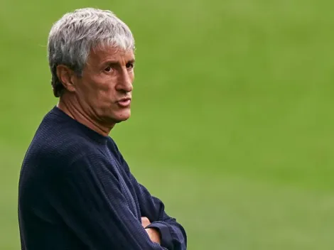 Presidente del Barcelona ratifica a Quique Setién en el cargo