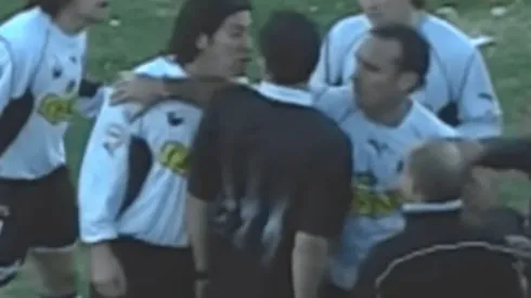 Iván Zamorano encaró a Chandía y terminó recibiendo la expulsión que pondría fin a su carrera