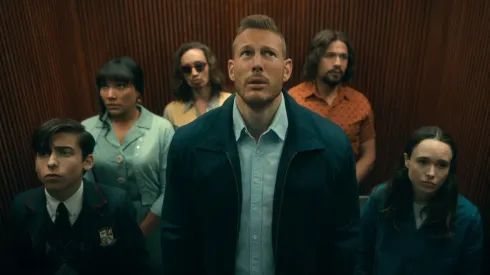 El equipo del "The Umbrella Academy" en pleno, aunque en 1963.