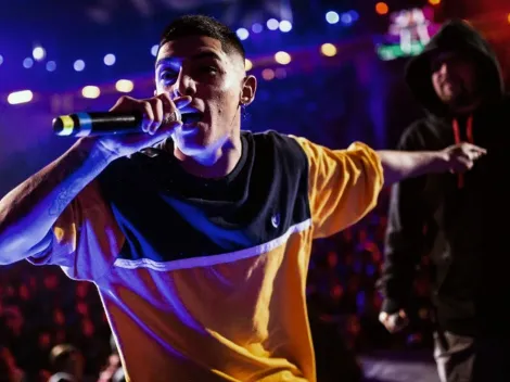 Jokker en la última fecha de la Exhibición Online de Batalla de los Gallos