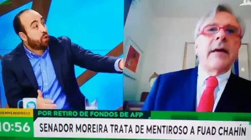 Iván Moreira y Fuad Chahín tuvieron un debate caliente en Bienvenidos.