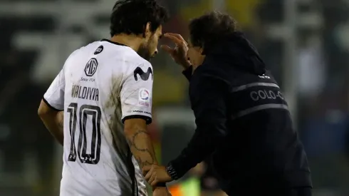 Jorge Valdivia junto a Mario Salas en Colo Colo