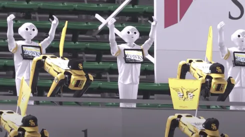 Barra robótica en estadio de Japón.