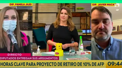 Pamela Jiles no se guardó nada y aprovechó la pantalla que le dieron en Chilevisión.