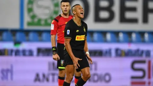 Alexis Sánchez por fin pudo marcar con Inter