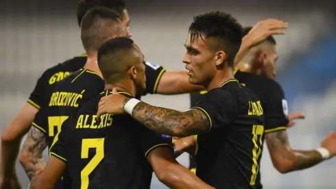 Alexis Sánchez fue figura en la goleada de Inter de Milán