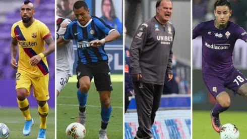 Barcelona, Leeds, Inter y Fiorentina animarán la cartelera futbolera de los chilenos este domingo.