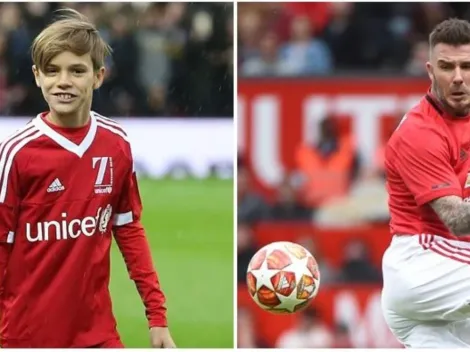 Hijo de David Beckham se luce jugando fútbol