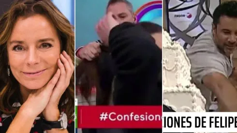 Kathy Salosny y José Miguel Viñuela compartieron, hace algunos años, conducción en el matinal Mucho Gusto en Mega.