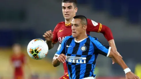 Alexis Sánchez otra vez se matriculó con una asistencia en Inter