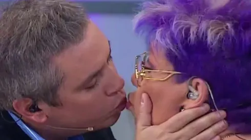 Uno de los tantos momentos televisivos que Patricia Maldonado vivió con José Miguel Viñuela.