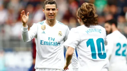 Cristiano Ronaldo y Luka Mödric juntos en el Real Madrid