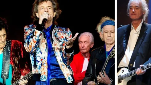 The Rolling Stones han colaborado más de una vez con Jimmy Page.