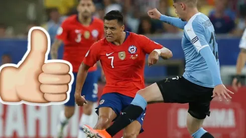 Alexis Sánchez ante Federio Valverde