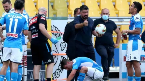 Napoli no viene bien en los últimos partidos de la Serie A