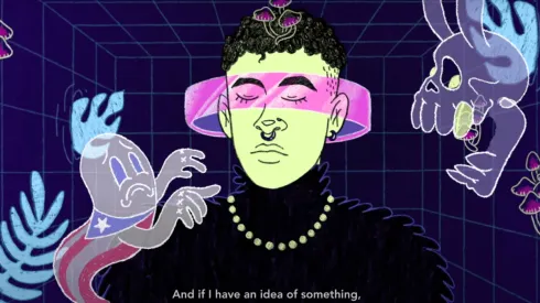Las animaciones también son parte del cortometraje documental de Bad Bunny.