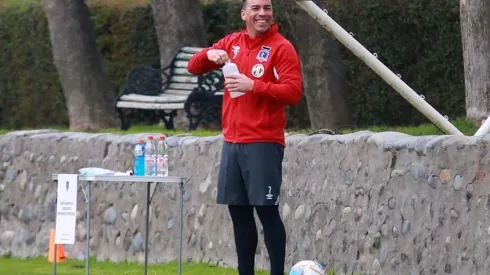 Paredes en el regreso a las prácticas.