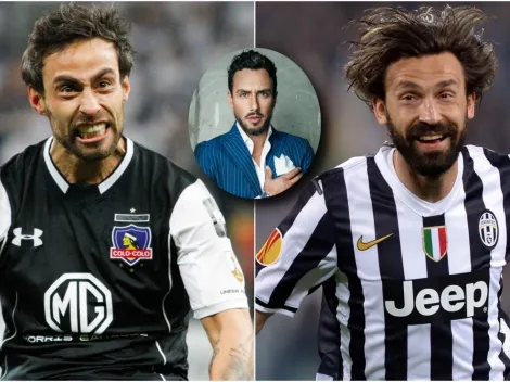 Marcelo Marocchino pone a Pirlo y Valdivia en el mismo escalón