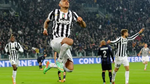 Arturo Vidal, uno de los cinco máximos goleadores de esta época de nueve títulos consecutivos de la Juventus.
